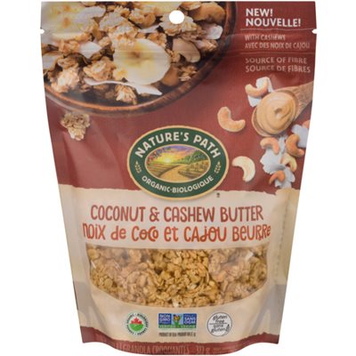 Nature's Path Organic Coconut & Cashew Butter Crunchy Granola 312 g 