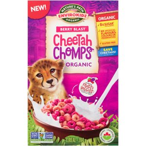 Nature's Path EnviroKidz Cereal Berry Blast Cheetah Chomps Organic 284 g