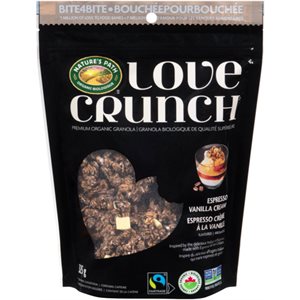 Nature's Path Love Crunch Premium Organic Granola Espresso Vanilla Cream Flavoured 325 g