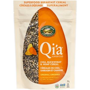 Nature's Path Organic Qi'a Superfood Chia, Buckwheat & Hemp Cereal Original 225 g 