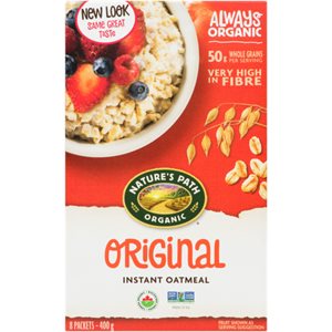 Nature's Path Instant Oatmeal Original Organic 8 Packets 400 g