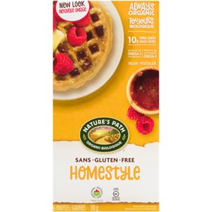 Nature's Path Gaufre Style Maison Sans Gluten Congele Bio 210g