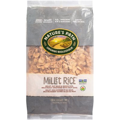 Nature's Path Cereal Millet Rice Organic 907 g 