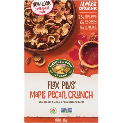 Nature's Path Flax Plus Pacane Croquante Erable Bio 325g