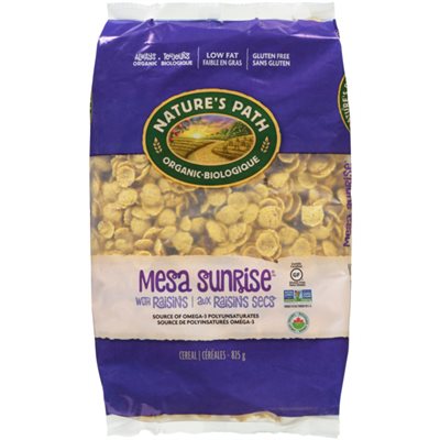 Nature's Path Céréales Mesa Sunrise Raisin Ecopac Sans Gluten Bio 825g