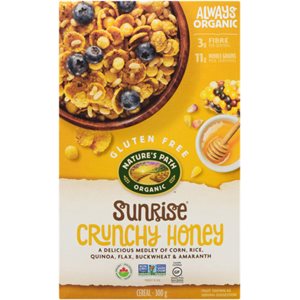 Nature's Path Organic Sunrise Cereal Crunchy Honey 300 g 