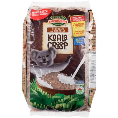 Nature's Path EnviroKidz Organic Cereal Chocolate Koala Crisp Family Size 725 g