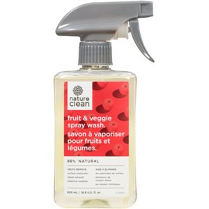 Nature Clean Savon à Vaporiser pour Fruits et Légumes 500 ml