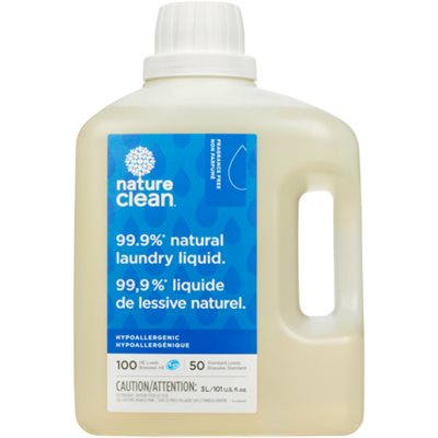 Nature Clean Liquide de Lessive Non Parfumé 50 Brassées Standard 3 L