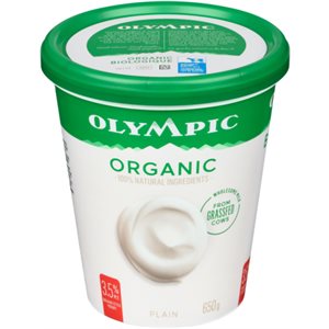 Olympic Balkan-Style Yogurt Plain Organic 3.5% M.F. 650 g
