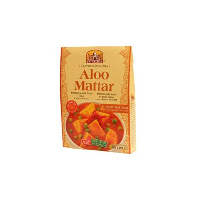 Taj Mahal Aloo matar ~potato and peas 285g