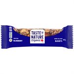 Taste of Nature Organic Snack Bar Blueberry 40 g