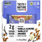 Taste Of Nature Organic Vanilla Almond Bar (2G Sugar)