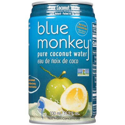 Blue Monkey Eau de Noix de Coco 330 ml