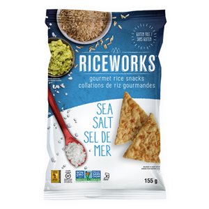 Riceworks Sea Salt Gourmet Rice Snacks 155g