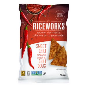 Riceworks Sweet Chili Flavour Gourmet Rice Snacks 155g