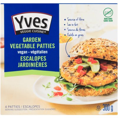 Yves Veggie Cuisine Garden Vegetable Patties 4 -300 g 