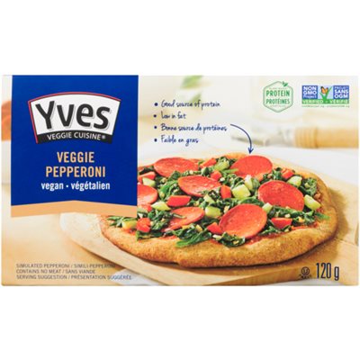 Yves Veggie Cuisine Simulated Pepperoni Veggie Pepperoni 120 g 120g