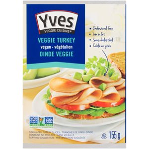 Yves Veggie Cuisine Simulated Turkey Slices Veggie Turkey 155 g 155g