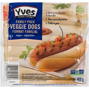 Yves Veggie Simulated Wieners Veggie Dogs 450g