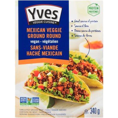 Yves Veggie Cuisine Simulated Ground Beef Mexican Veggie Ground Round 340 g 340g