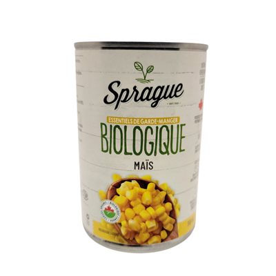 Sprague Organic Corn 398ml