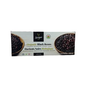 Sprague Organic Black beans 8x398ml