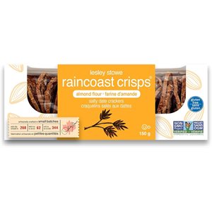 Lesley Stowe Raincoast Crisps Gluten Free Almond Flour Cranberry and Hazelnut Crackers 150 g 