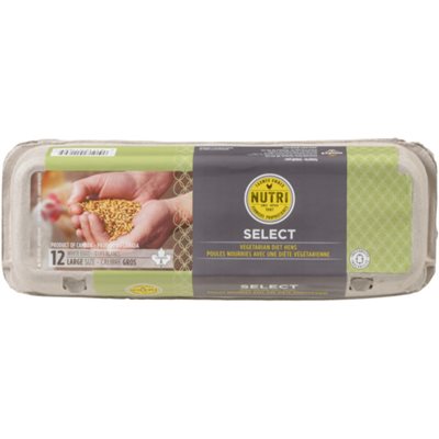 Nutri Select Calibre Gros Blancs 12 Oeufs