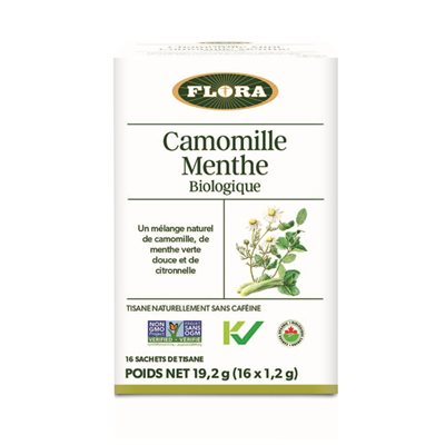 Flora Camomille menthe bio 16 sachets