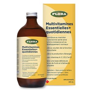 Flora Multivitamines essentielles quotidiennes 445 ml