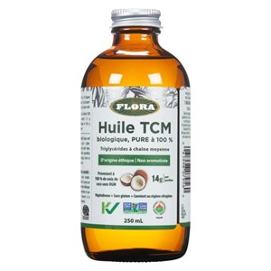Flora Huile MCT 100 % biologique 250 ml