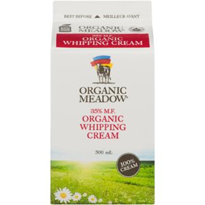 Organic Meadow Créme à Fouetter Biologique 35 % M.G. 500 ml