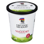 Organic Meadow Yogurt 3.8% Biologique 750Gr