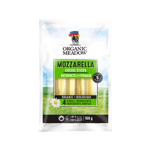 Organic Meadow Organic Mozzeralla Cheese Sticks 168G