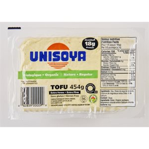 Unisoya Tofu Nature Biologique 454 g