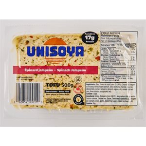 Unisoya Tofu Epinard Jalapeno 300 g