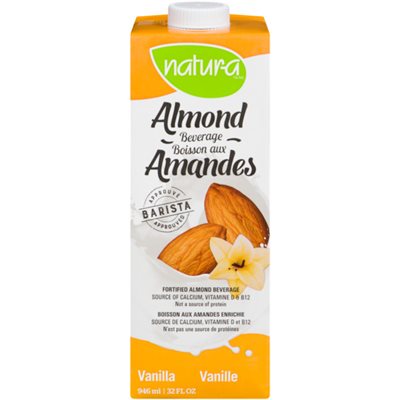 Natura Enriched Almond Drink Vanilla 946ml