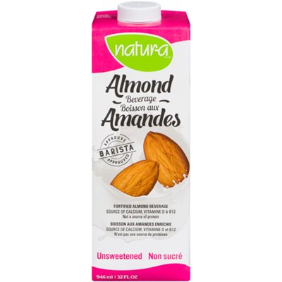 Natura Enriched Almond Drink Unsweetened 946ml