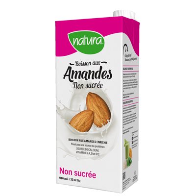 Natura Boisson Enrichie Amande Non Sucre 946ml