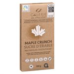 Galerie Au Chocolat Tablette De Chocolat Au Lait Sucre D'Érable Équitable 100G