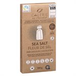 Galerie Au Chocolat Fairtrade Sea Salt Dark Chocolate Bar 100G