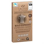 Galerie Au Chocolat Tablette De Chocolat Noir Espresso Serré Équitable 100G