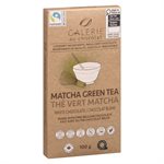 Galerie Au Chocolat Fairtrade Matcha Green Tea White Chocolate Bar 100G