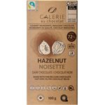 Galerie au Chocolat Hazelnut 72% Cocoa Dark Chocolate Bar 100g