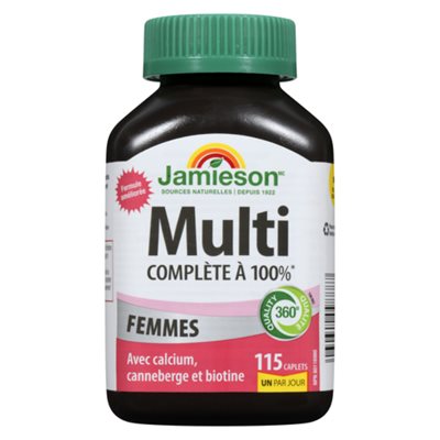 Jamieson 100% Complete Multivitamin for Women 115un