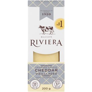 Maison Riviera Fromage Cheddar 1 An