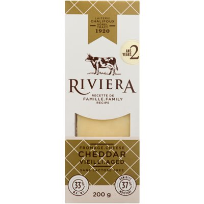 Maison Riviera Fromage Cheddar 2 Ans 200g