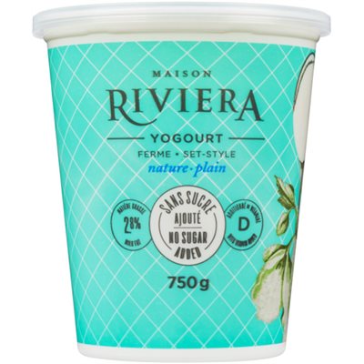 Maison Riviera Yogourt Ferme Nature 750g