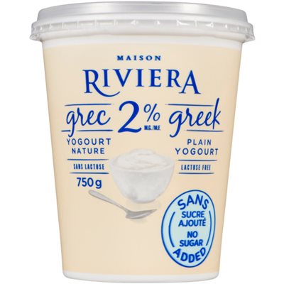 Maison Riviera Natural Greek Yogurt 2% Mg 750 g